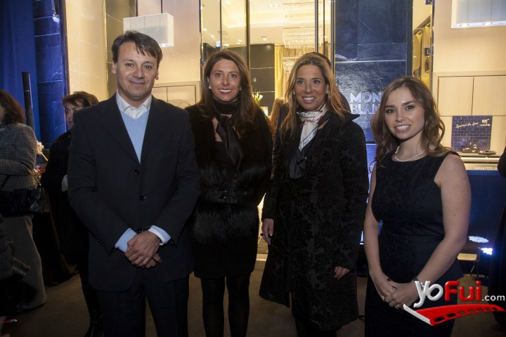 María Francisca López en Inauguración Boutique Mont Blanc