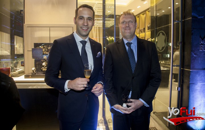 Fabrice Kempkons en Inauguración Boutique Mont Blanc