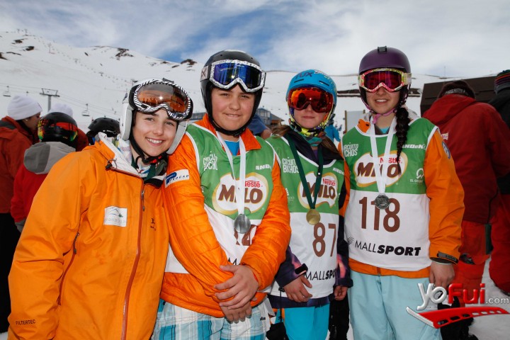 Sara Goni, Isidora Contreras, Mai Gonzalez, Joaquina Contreras