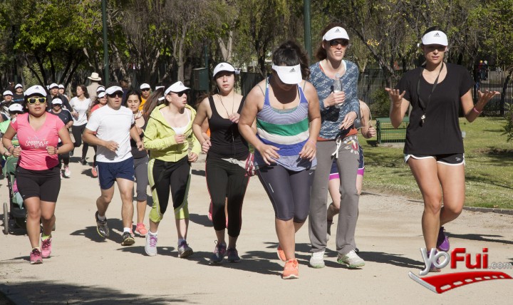 Fotografía en Corrida #mygirls de Adidas Women, Parque Araucano y Juan Pablo II