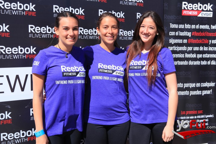 Camila Reyes en Reebok Fitness Evento