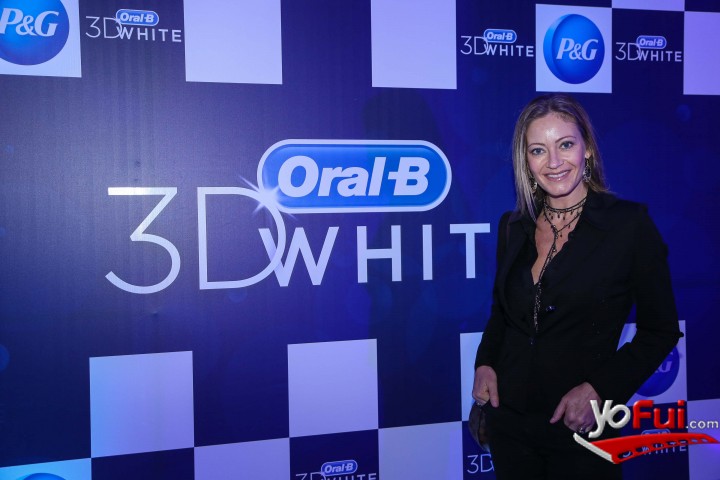 Marcela Vacarezza en Lanzamiento de la nueva línea Oral-B 3D White