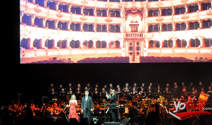 Fotografía en Concierto de Andrea Bocelli, Movistar Arena