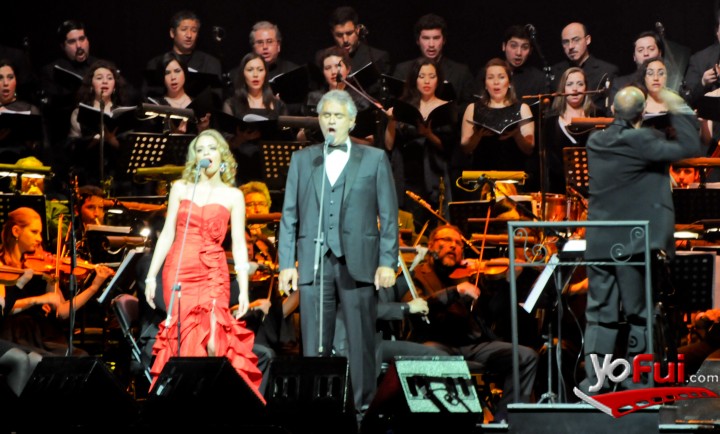 Fotografía en Concierto de Andrea Bocelli, Movistar Arena