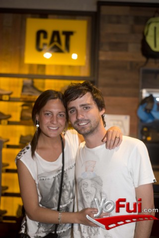 Nicolás Bunster en Inauguración tienda CAT New Store