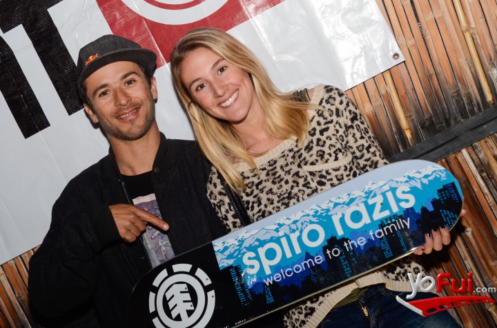 Antonia Galmez en Lanzamiento de Element Pro Model de Spiro Razis