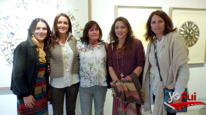 Alejandra García en Inauguración “Seda & Gráfica” de la artista Verónica González