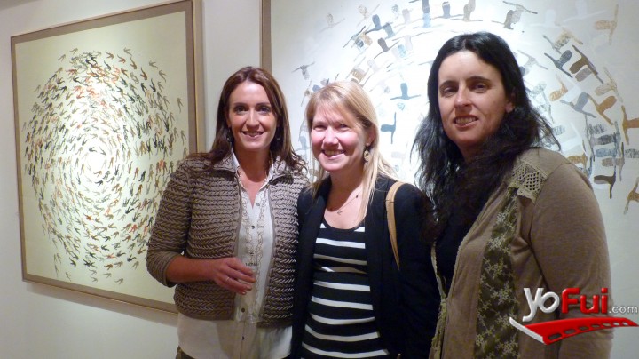 Verónica González en Inauguración “Seda & Gráfica” de la artista Verónica González