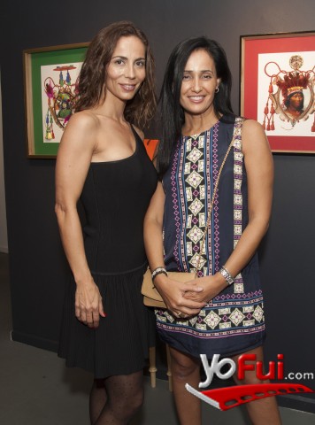 Andrea Herman en Inauguración de la exposición Colonia de Hugo Grisanti