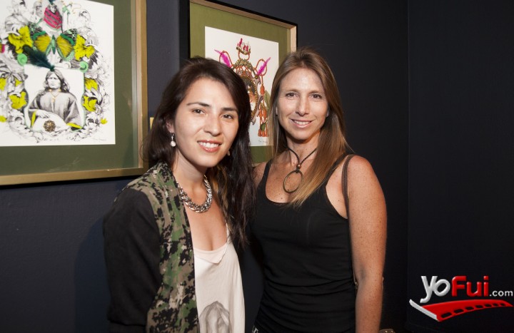 Carolina Guzmán en Inauguración de la exposición Colonia de Hugo Grisanti