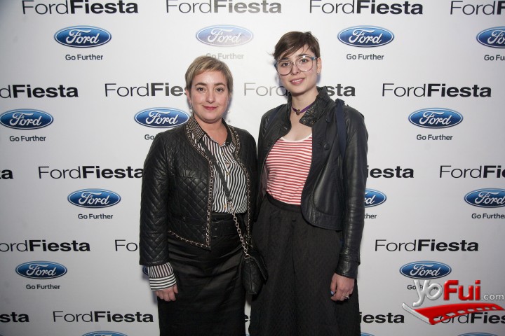 Barbara Rochefort en El nuevo Ford Fiesta llega a Chile