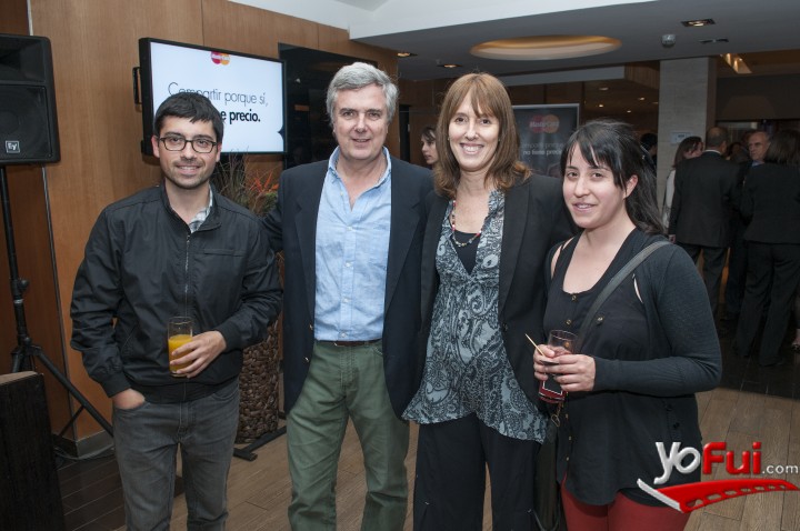 Hugo Avilés, Pedro Ijullian, Patricia Merino, Francisca Mendoza