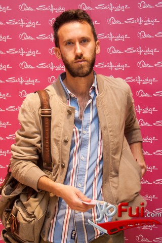 Alvaro Renner en Lanzamiento de Miss Selfridge en tiendas Paris
