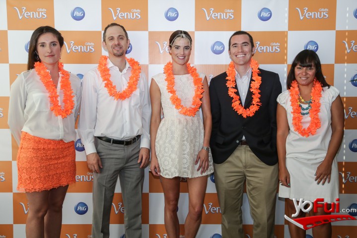 María José Echeverría en Lanzamiento nueva Gillette Venus Mallibú