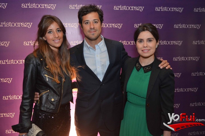 Javiera Rojas en Lanzamiento de Aristocrazy en Chile