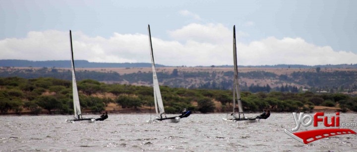 Regata en Regata de Catamaranes en Marina Golf Rapel