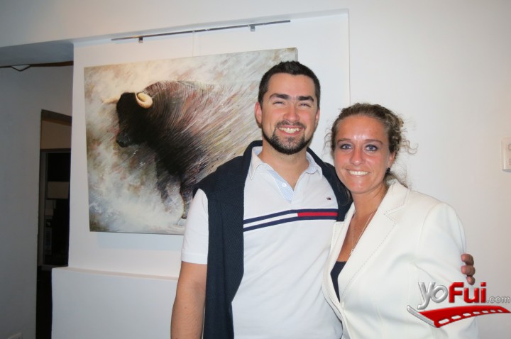 María José Fuentes, Directora Galería ArtLabbé en Exposición Trazos de una mirada de Ricardo Palma
