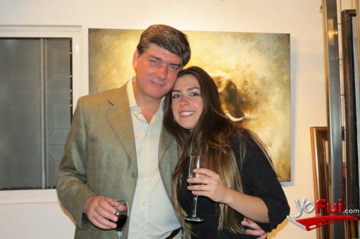Carolina Guzmán en Exposición Trazos de una mirada de Ricardo Palma