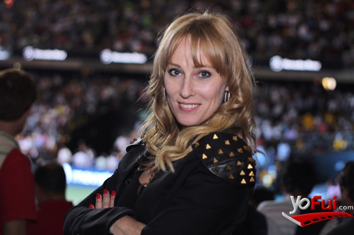 Soledad Bacarreza en Despedida de Nicolás Massú