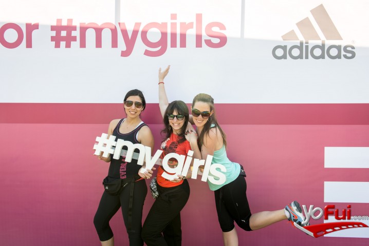 Verónica Vélez en Ultimo evento deportivo de la campaña All in for My Girls de Adidas