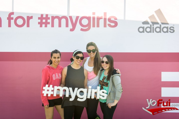 Fotografía en Ultimo evento deportivo de la campaña All in for My Girls de Adidas, Parque Araucano