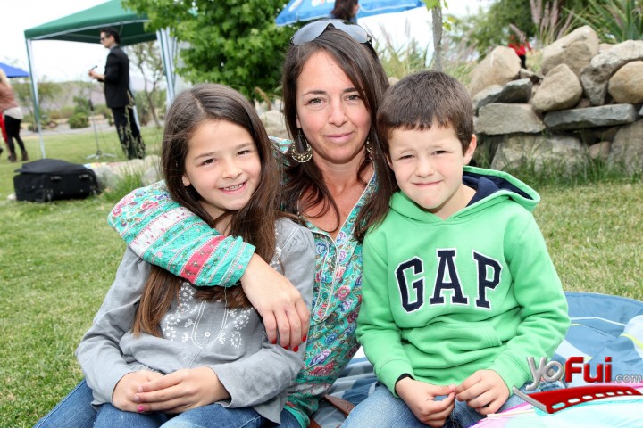 Javiera Jimenez en Family Day en la Laguna Piedra Roja