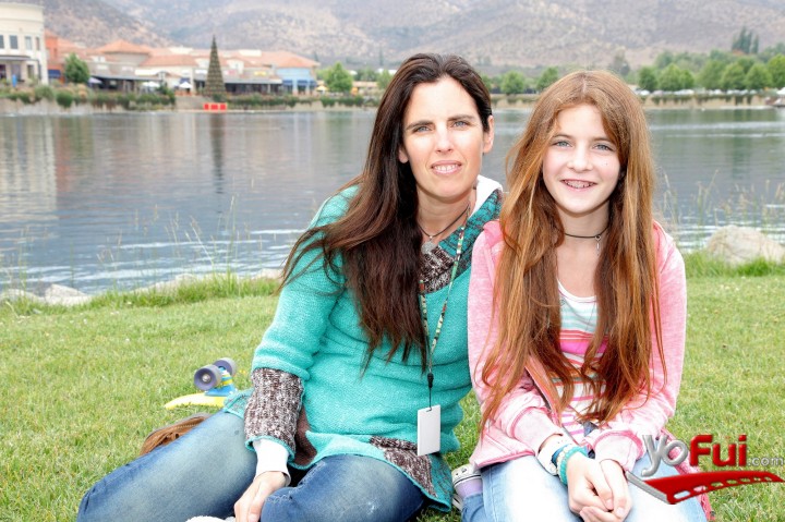 Amelia Prieto en Family Day en la Laguna Piedra Roja