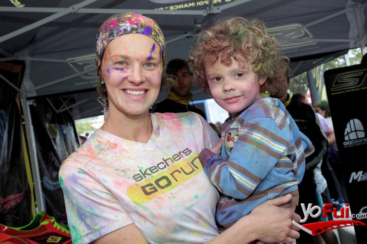 Julia Savchenko en The Color Run
