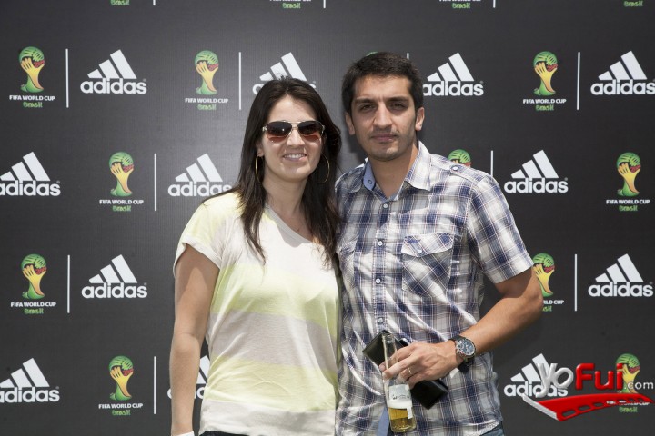 Andrea en Sorteo Mundial  de Futbol 2014