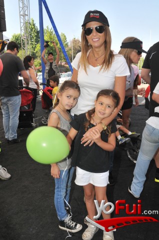 Macarena Pizarro y sus hijas Ema y Julieta