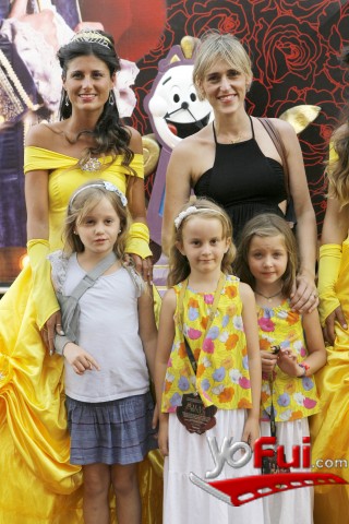 Lucía Errázuriz en Estreno del musical “La bella y la bestia”