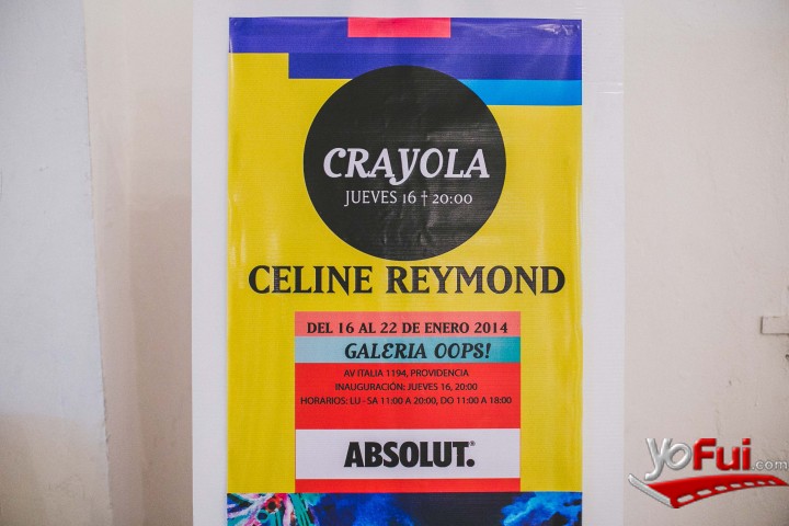 Fotografía en Inauguración muestra de arte de Celine Reymond, Galería Oops