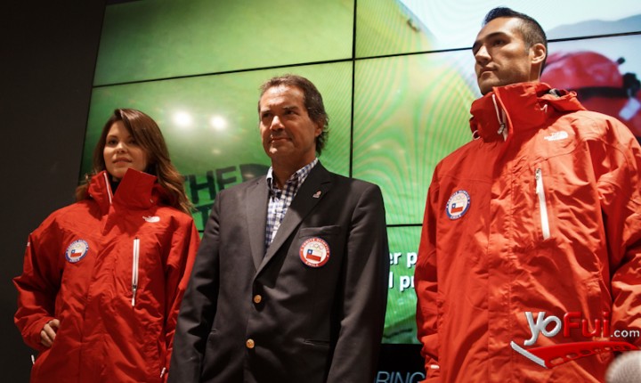 Presentación de la indumentaria oficial The North Face para el team Chileno