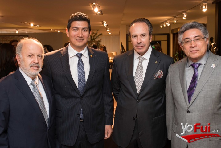 Francisco Borja, Embajador del Ecuador, Daniel Carofilis, Eduardo Pérez, Antonio Ruales