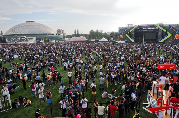 Fotografía en Lollapalooza  Chile 2014- sábado 29 de marzo, Parque O'Higgins
