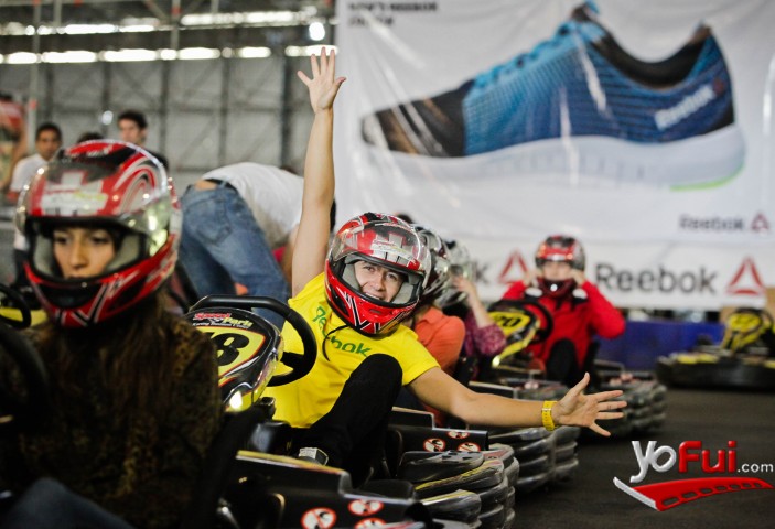 Fotografía en Lanzamiento Reebok ZQuick, Karting Speed Park