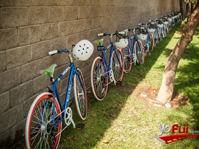 Fotografía en Ride in Blue de Gap, Parque Bicentenario