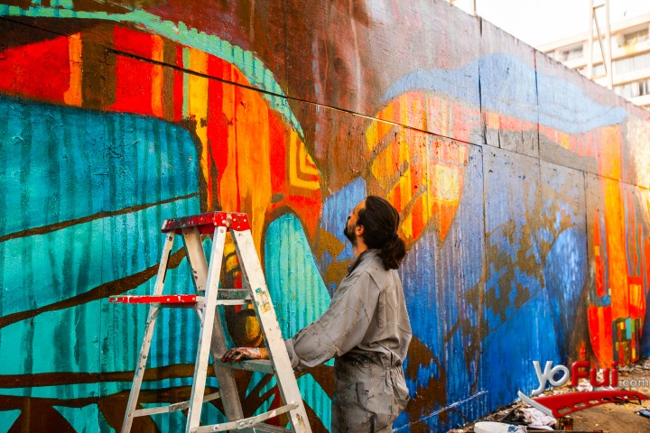 Fotografía en Final Concurso Grafiti organizado por GAP y Ventro GAM, Centro GAM