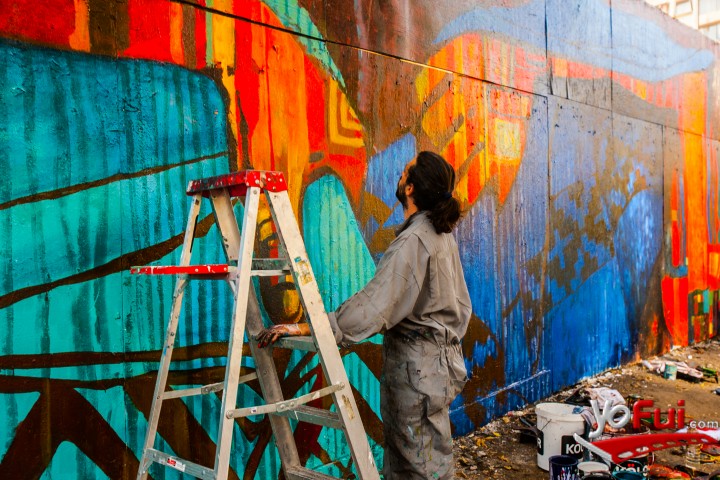 Fotografía en Final Concurso Grafiti organizado por GAP y Ventro GAM, Centro GAM