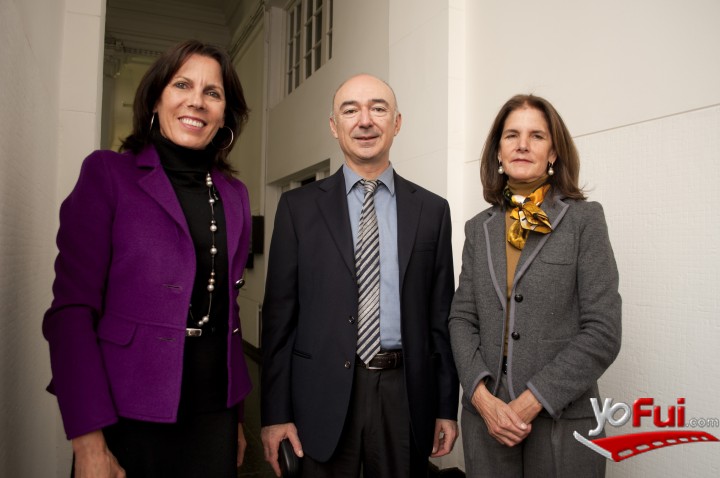 Jacqueline Plass, Directora General Corpartes, Marco Ricci (Embajador Italia), Teresa Sahli