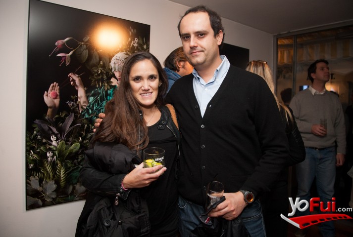 Guido Pierattini en Inauguración Exposición "Avido Apetito" de Margarita Dittborn