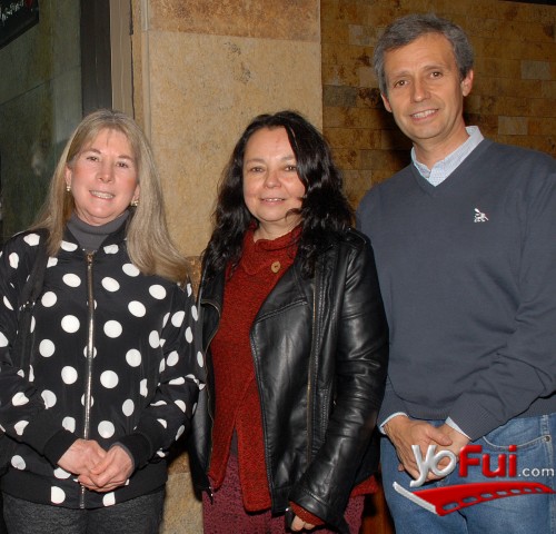 María Constanza Rioseco, Evelyn Campbell y Fernando Molina, Fernando Molina