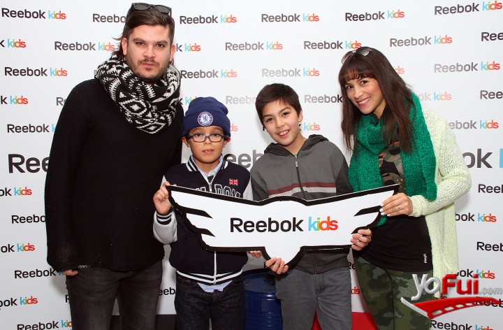 Juan Pablo Ternicier, Vicente, Nehuén, Loreto Aravena, embajadora Reebok