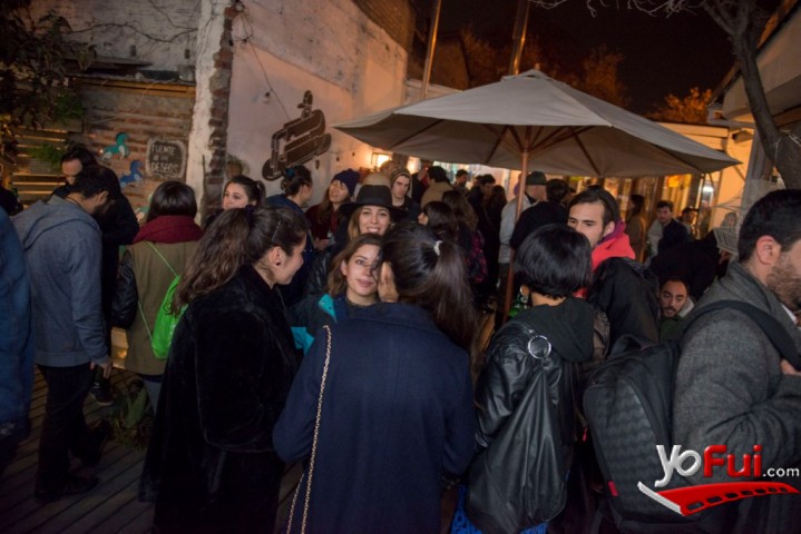 Fotografía en Inauguración exposición “Trazo de un plan” del artista Mono Lira, Galería Madhaus