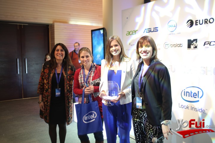 Mariela Bravo, Rosario Medina, Anfitriona Intel, Marisol de la Fuente