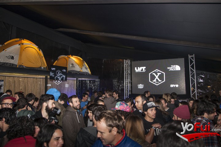 Fotografía en Cierre de invierno de The North Face, Santa Pizza