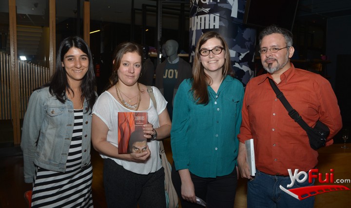 Paula Peña, editora de SM, Verónica Laymuns, ilustradora, Catalina Echeverría, editora de SM