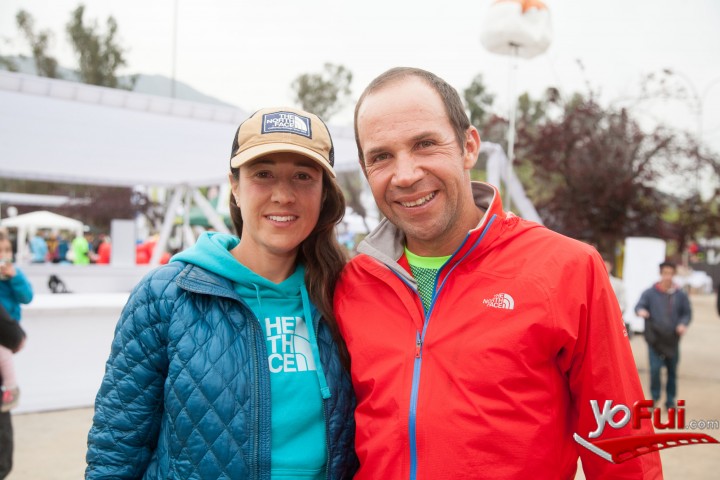 Manuela Vilaseca, Juan Carlos Sagastume (ganadores de los 160 Km)