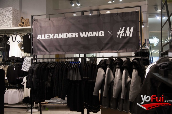 Fotografía en Alexander Wang para H&M, Tienda H&M