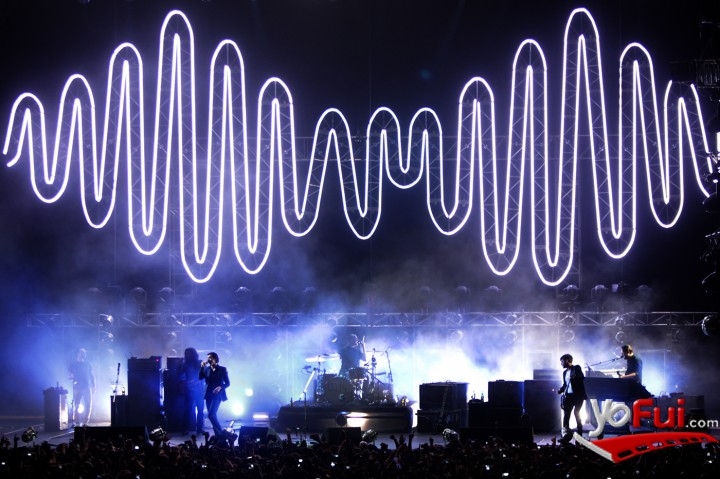 Fotografía en Artick Monkeys en Chile, Movistar Arena
